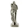 Cerf Dellier Couple de mariés argent solennel 30 cm