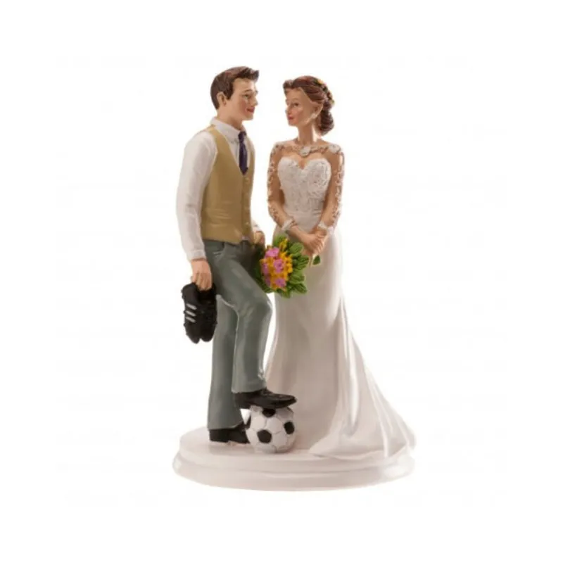 Cerf Dellier Couple mariés Foot 18 cm