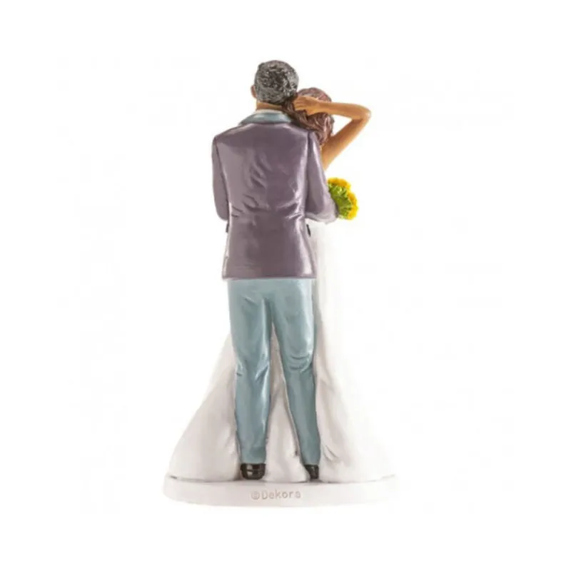 Cerf Dellier Couple mariés Rome 18 cm