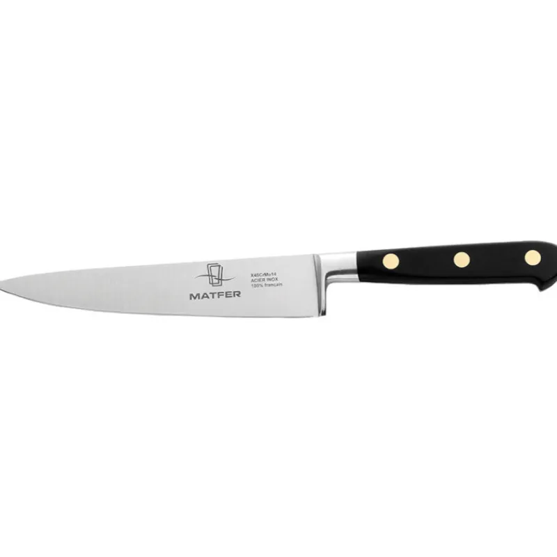 Cerf Dellier Couteau de chef forgé 15 cm