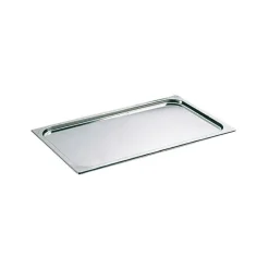Cerf Dellier Couvercle inox sans poignée GN 2/4 - pour bac gastronorme sans anse