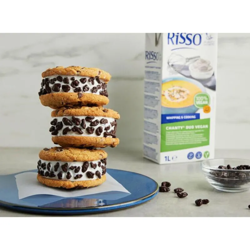 Cerf Dellier Crème pour foisonnement et cuisson Risso Chanty Duo Vegan