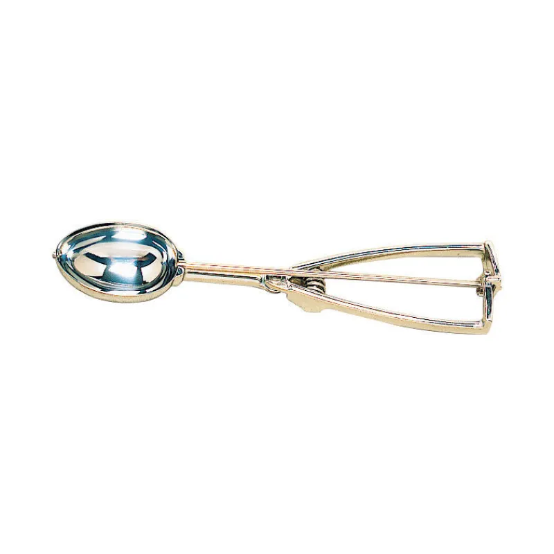Cerf Dellier Cuillère à glace inox à pince ovale 40 portions au litre 57x38 mm