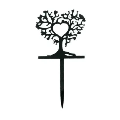 Cerf Dellier Cupcake Toppers Arbres cœurs (x 8)