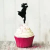 Cerf Dellier Cupcake Toppers Bonheur (x 8)