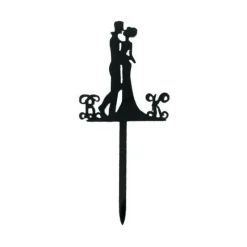 Cerf Dellier Cupcake Toppers couple enlacé (x 8)