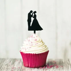 Cerf Dellier Cupcake Toppers Couples (x 8)