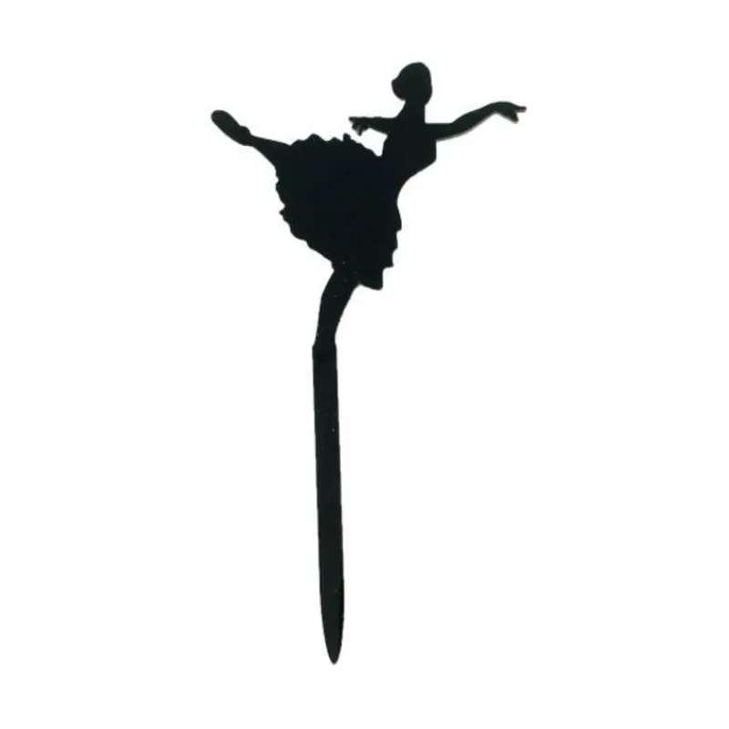 Cerf Dellier Cupcake Toppers Danseuse (x 8)