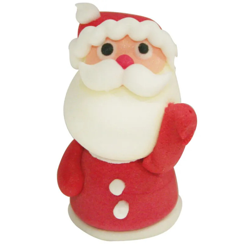 Cerf Dellier Décor comestible Père Noël main levée
