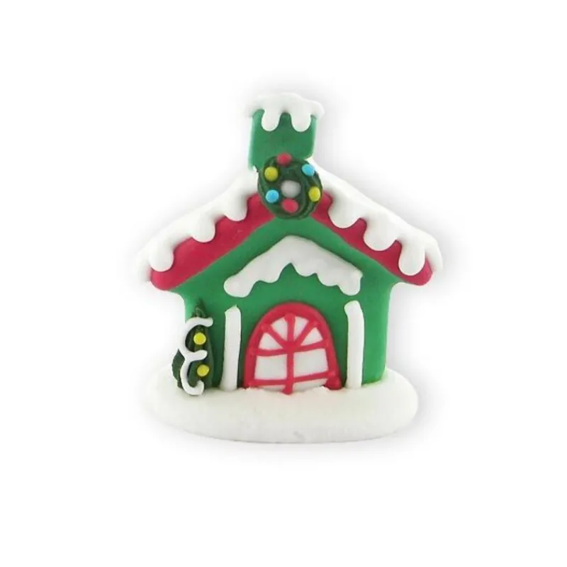 Cerf Dellier Décors comestibles Chalet de Noël (x24)
