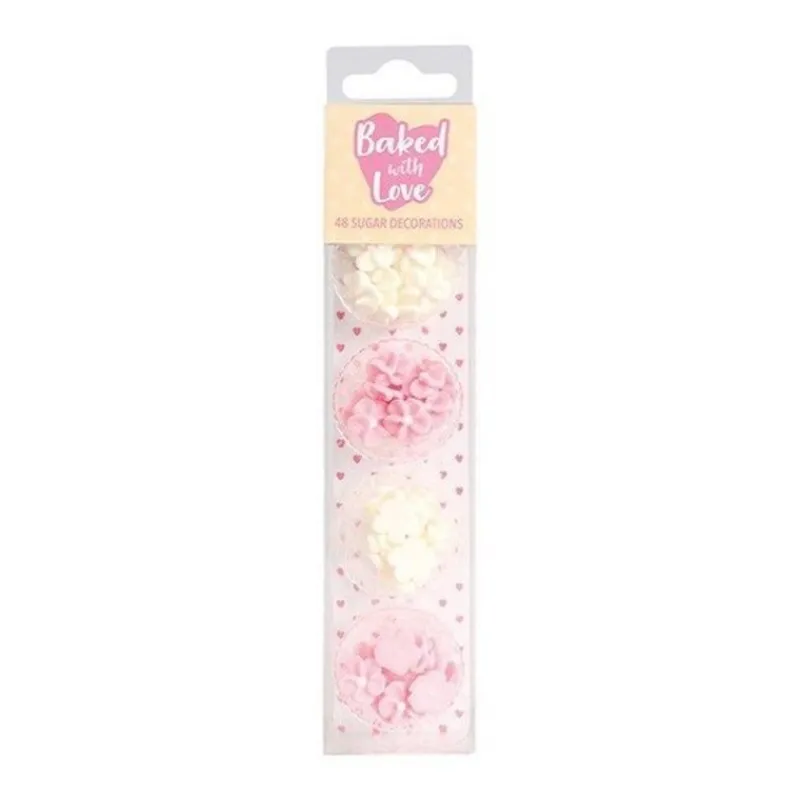 Cerf Dellier Décors comestibles fleurs assortis (x 48)