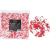 Cerf Dellier Décors comestibles sucres d'orge rouges et blancs 1 kg