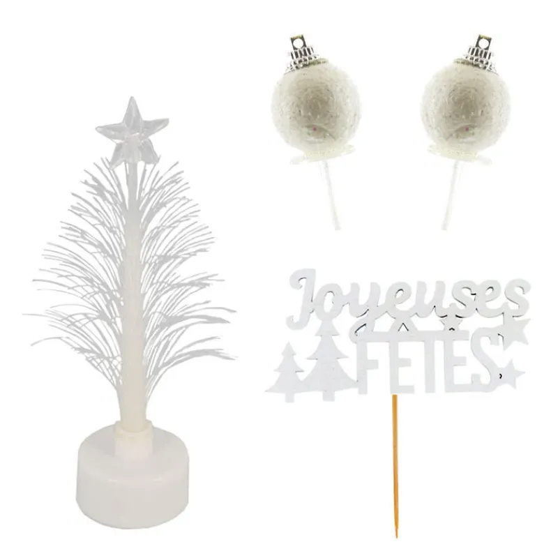 Cerf Dellier Décors de Noël sapins lumineux, joyeuses fêtes et décors à piquer