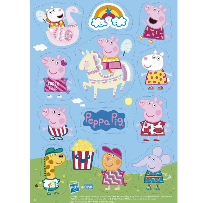 Cerf Dellier Décors en azyme à découper Peppa Pig