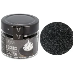 Cerf Dellier Décors mini billes noires