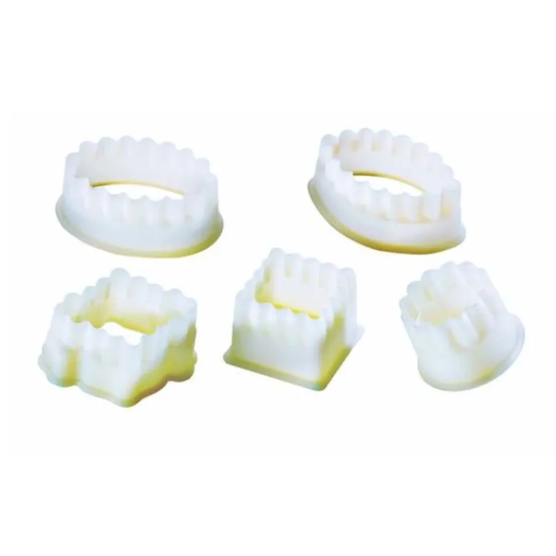 Cerf Dellier Découpoirs cannelés assortis en Polyglass (x 5)