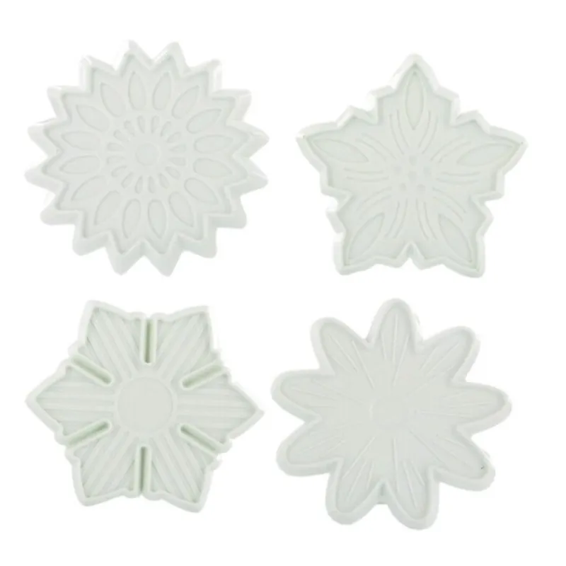 Cerf Dellier Découpoirs fleurs assorties Patisdécor (x 4)