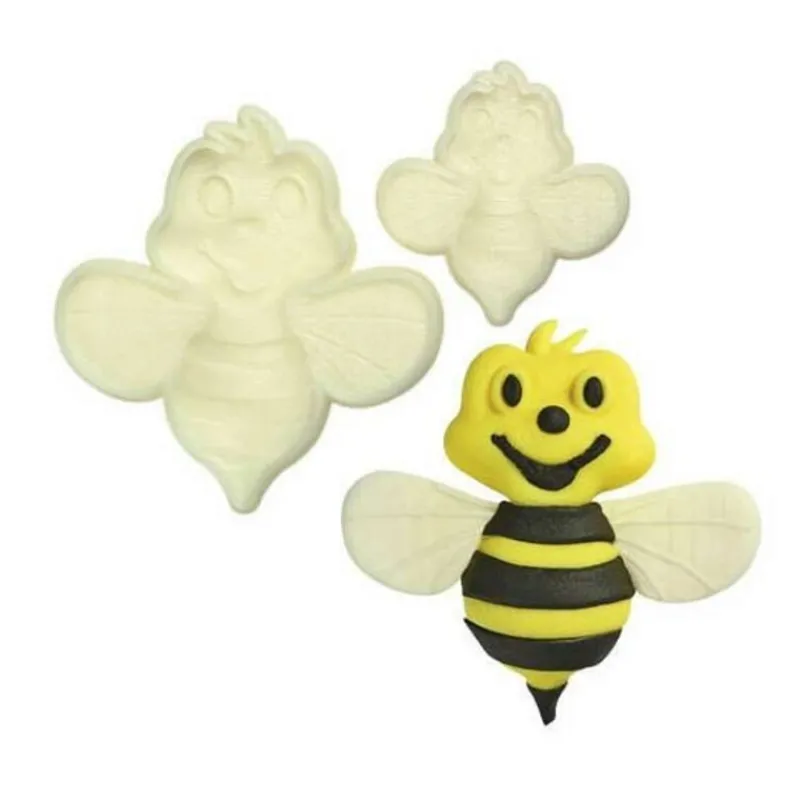 Cerf Dellier Découpoirs relief abeilles assortis (x2)
