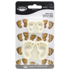 Cerf Dellier Découpoirs relief pieds (x2)