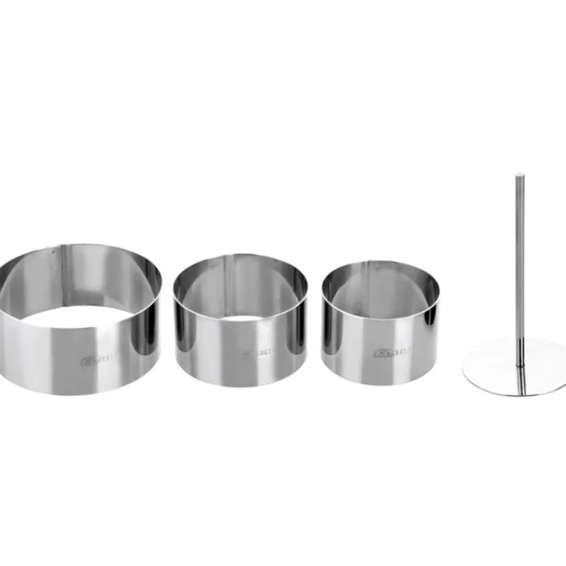Cerf Dellier Découpoirs ronds assortis (x 3) + poussoir