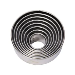 Cerf Dellier Découpoirs ronds unis inox (x 8)