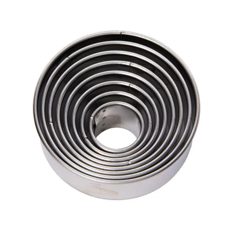 Cerf Dellier Découpoirs ronds unis inox (x 8)
