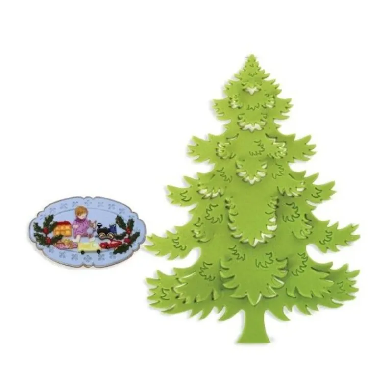 Cerf Dellier Découpoirs Sapin et décors de Noël (jeu de 5)