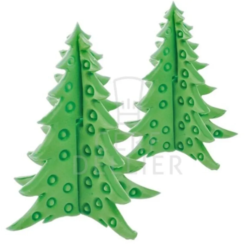 Cerf Dellier Découpoirs Sapins 3 D (jeu de 8)
