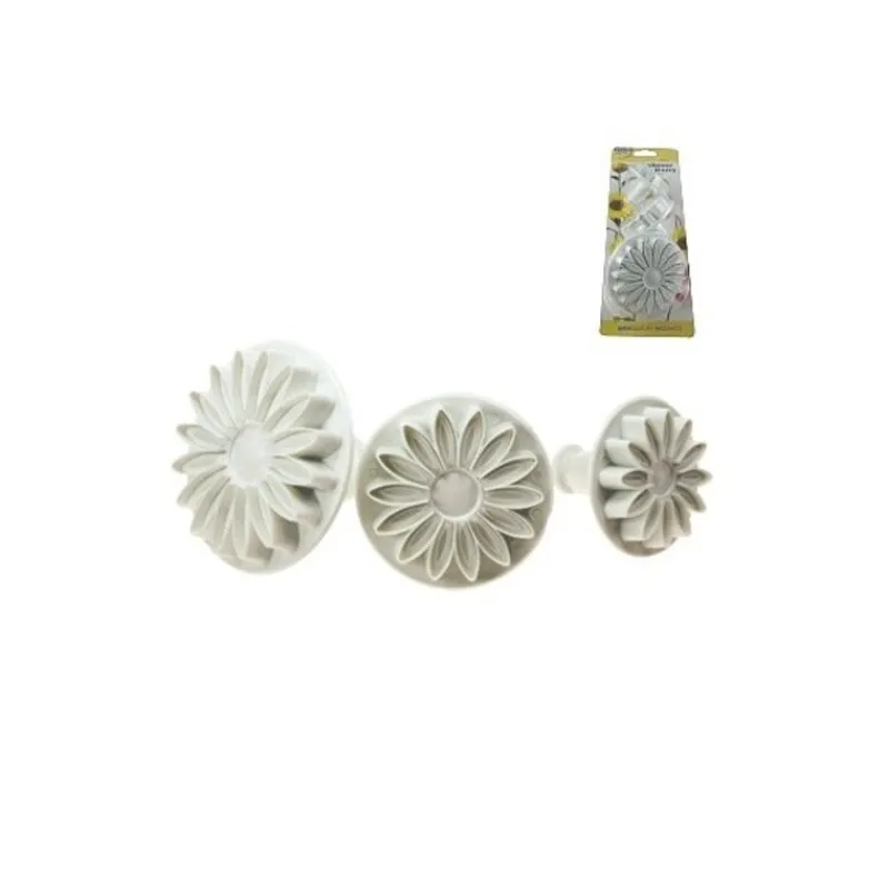 Cerf Dellier Découpoirs-éjecteurs Marguerites assortis PME (x 3)