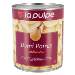 Cerf Dellier Demi  poires au sirop léger 840 g