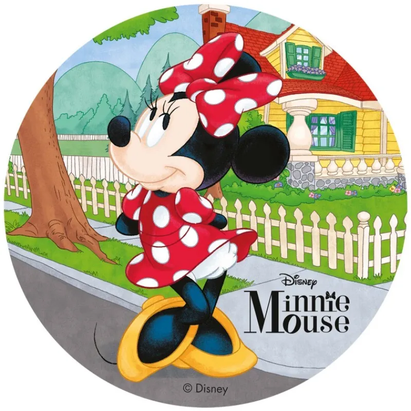 Cerf Dellier Disque gâteau azyme Minnie Mouse 20 cm - DDM 07/24