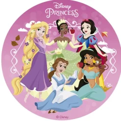 Cerf Dellier Disque gâteau en azyme Princesses Disney 15,5 cm