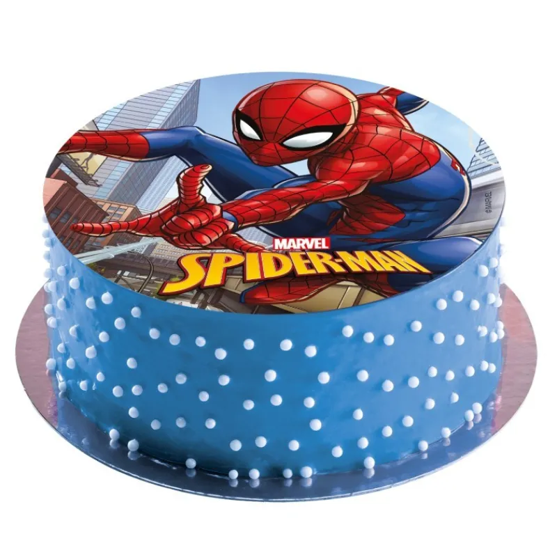 Cerf Dellier Disque gâteau Spiderman Ø 20 cm - DDM 09/24
