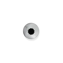 Cerf Dellier Douille cannelée petits fours inox Ø 8 mm 12 dents