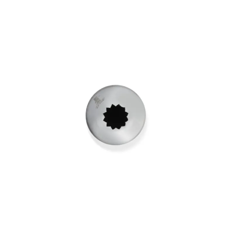 Cerf Dellier Douille cannelée petits fours inox Ø 8 mm 12 dents