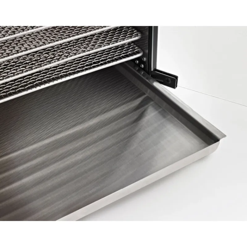 Cerf Dellier Déshydrateur électrique inox à fruits et légumes 10 plateaux portes en verre