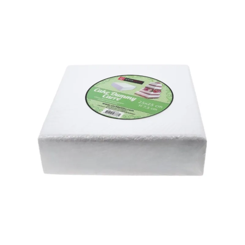 Cerf Dellier Dummy carré contours arrondis H7,5 cm - L25 cm