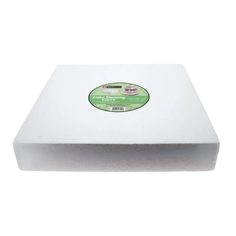 Cerf Dellier Dummy carré contours arrondis H7,5 cm - L40 cm