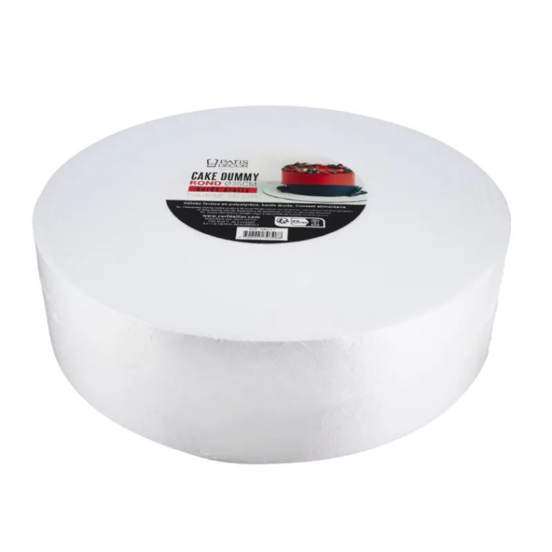Cerf Dellier Dummy rond contours droits H10 cm - Ø 35 cm