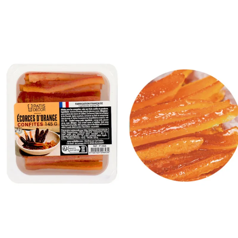 Cerf Dellier Ecorces d'oranges confites 145 g