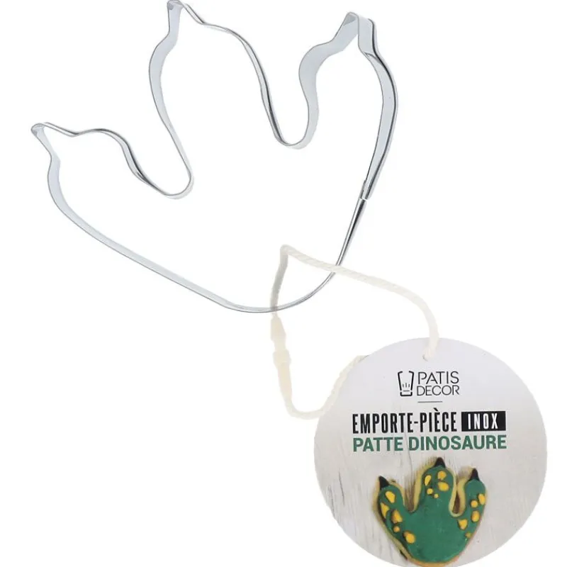 Cerf Dellier Emporte-pièce patte de dinosaure 7 cm