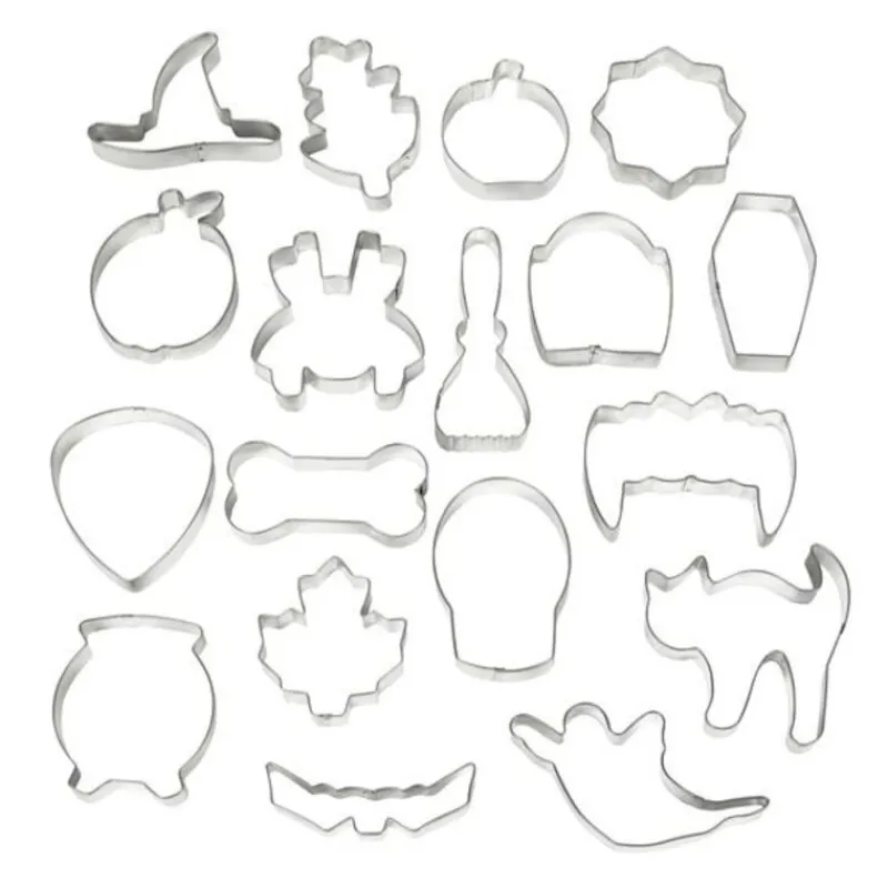 Cerf Dellier Emporte-pièces assortis Halloween Wilton (x18)