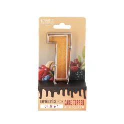 Cerf Dellier Emporte-pièces cake topper "1"