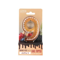 Cerf Dellier Emporte-pièces cake topper "9"