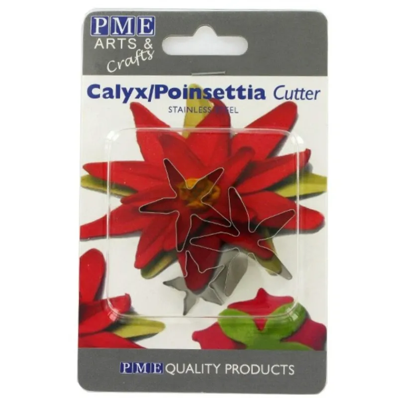 Cerf Dellier Emporte-pièces inox poinsettia PME (x 3)