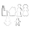 Cerf Dellier Emporte-pièces Village alsacien inox assortis (x6)