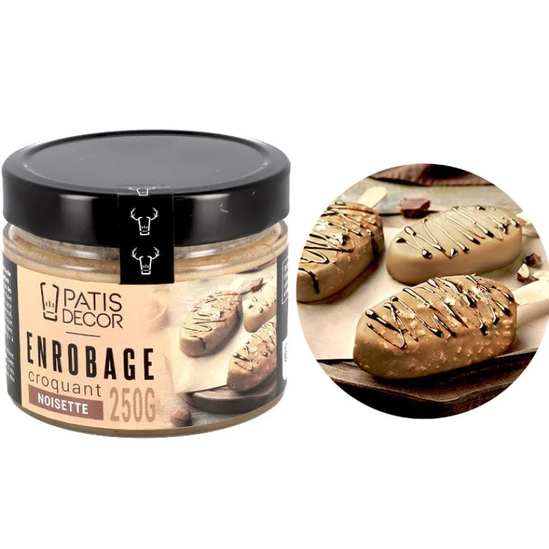 Cerf Dellier Enrobage croquant goût noisette - 250 g
