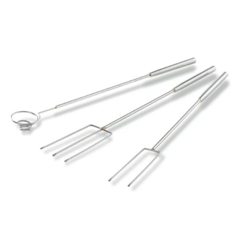 Cerf Dellier Ensemble de fourchettes à chocolat en inox