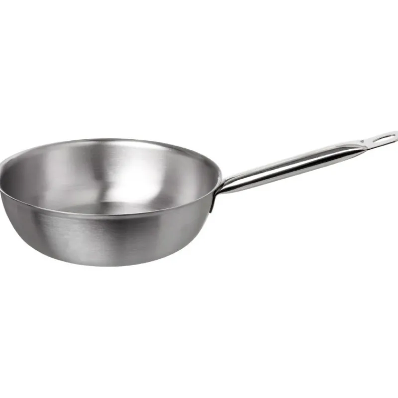 Cerf Dellier Excellence inox sauteuse évasée 24 cm