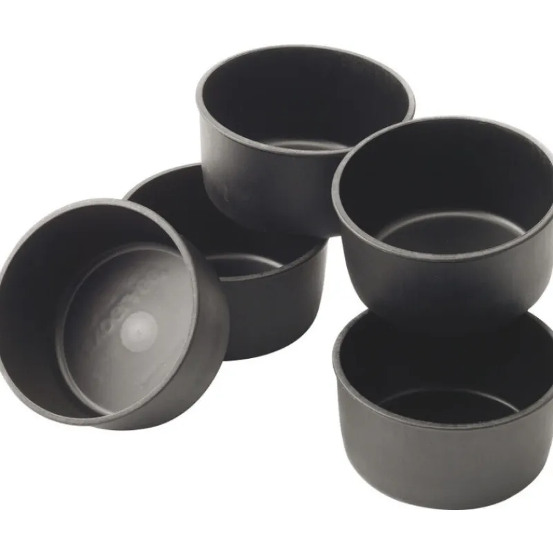 Cerf Dellier Exoglass 6 ramequins ronds 7 cm